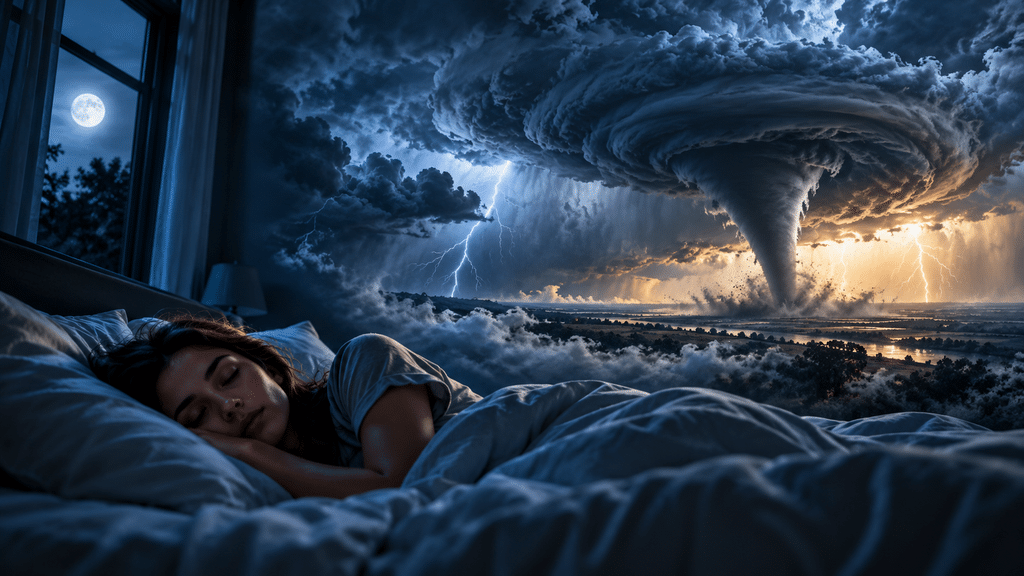 Sonhos com fenômenos naturais: por que tempestades e tornados aparecem em momentos de mudança